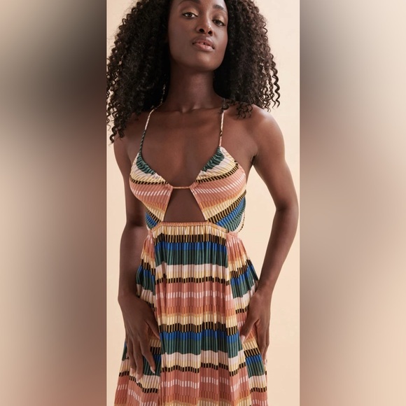 O’NEILL Gerri Striped Long Dress - Picture 1 of 12